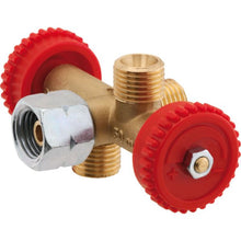 Abzweigventil, G 1/4 LH-ÜM x 2 x G 1/4 LH-KN
