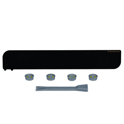 Trägerplatte mit Magnet MagSpike Set L+ mit integrierten Haken, schwarz