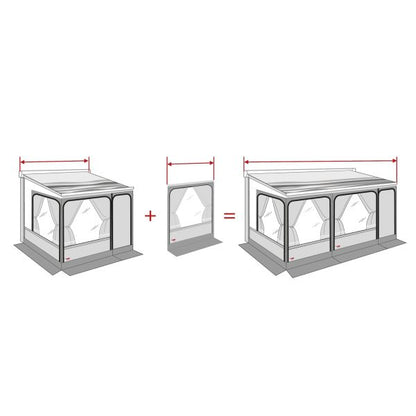 Privacy Room Frontpanele 130 – Frontwanderweiterung