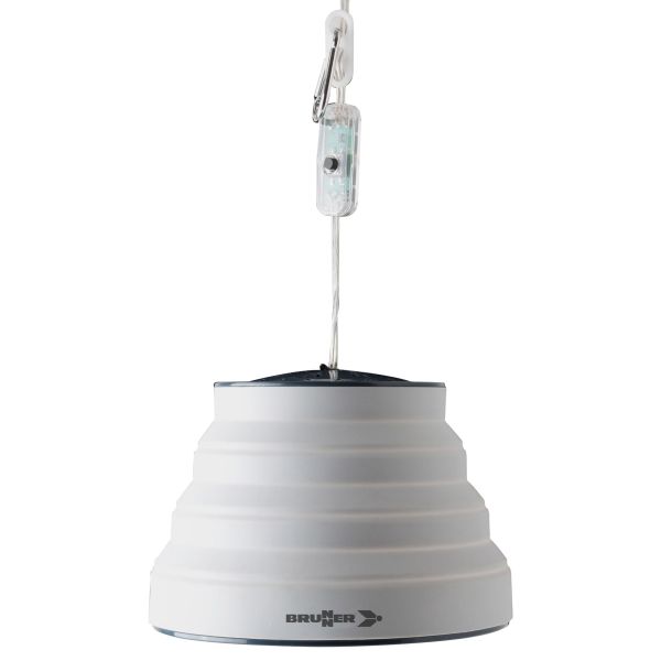 Zeltlampe Syrma LED, grau
