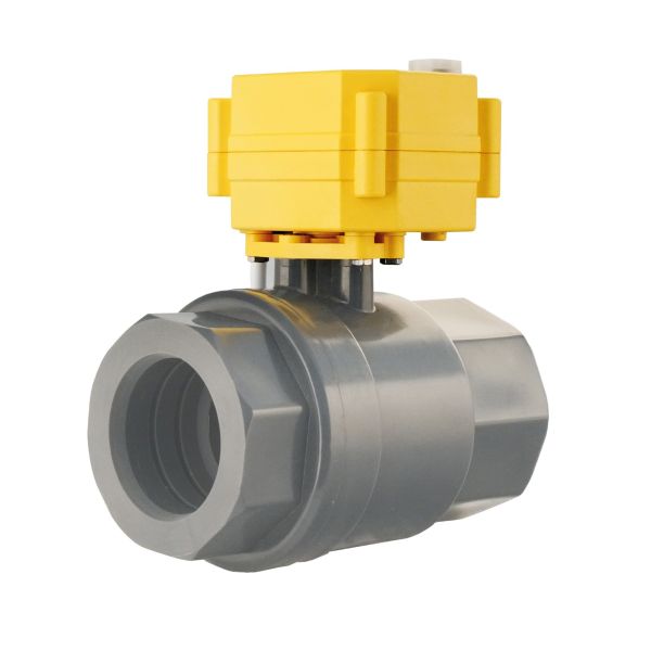 Kugelhahnventil 12 V GrauGELB® Entleerungssystem