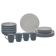 Geschirrset Lunchbox Trilogy Dark, 16-teilig
