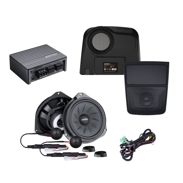ETON Soundsystem für Fiat Ducato, Komplett-Set für Fahrzeuge mit Radiovorbereitung