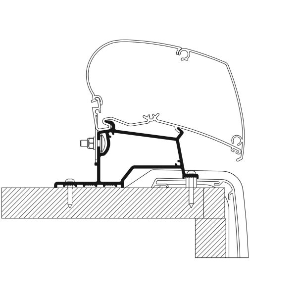 Adapter Rapido Serie Compact für TO Serie 6 und 9, 4 m