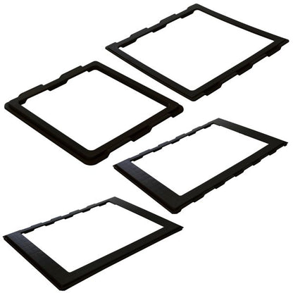 Adapterrahmen, hinten, 700 x 500 mm, schwarz