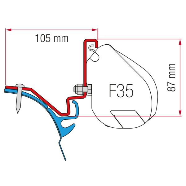 Markisenadapter Kit Kepler (VW T6)