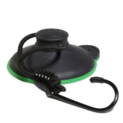 Saugnapf ClingCup mit Bungee Haken schwarz