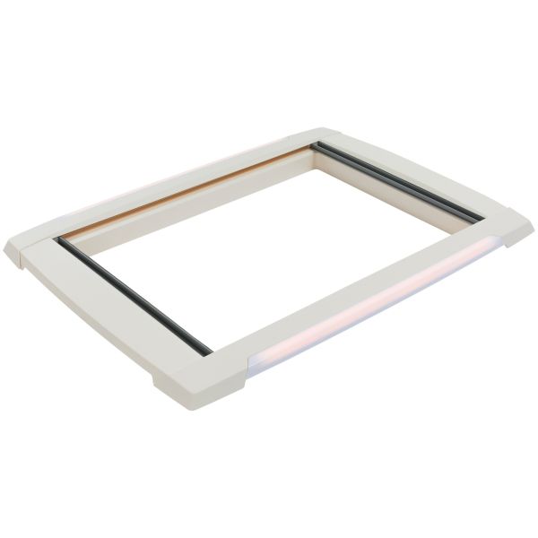 Innenrahmen MPK Dachhauben LED 700 x 500 mm, signalweiß