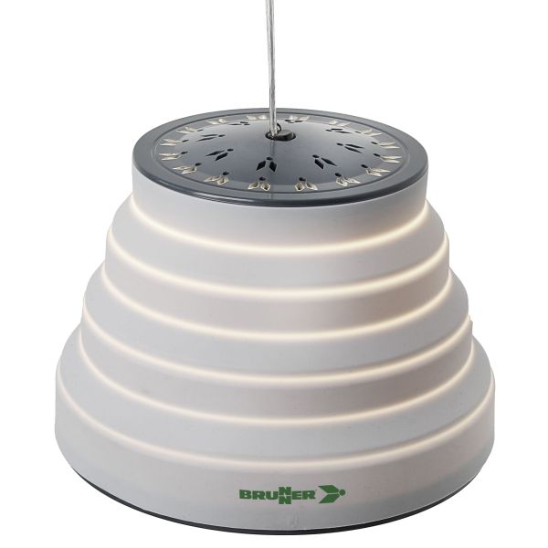 Zeltlampe Syrma LED, grau