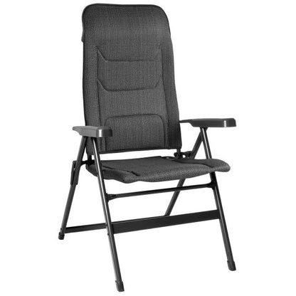 Campingstuhl Aravel 3D M, schwarz