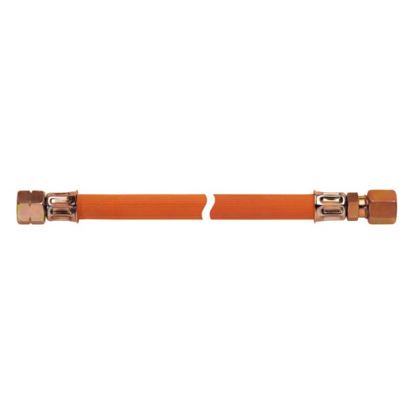 Mitteldruck-Schlauchleitung 10 bar, G1/4 LH-ÜM x RVS 8, 400 mm