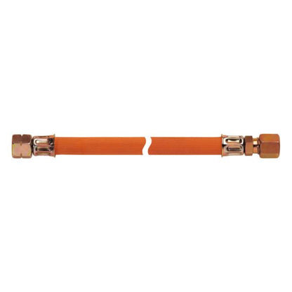 Mitteldruck-Schlauchleitung 10 bar, G1/4 LH-ÜM x RVS 8, 400 mm