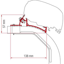 Markisenadapter Kit Arca, Mobilvetta K-Yacht für F80/F65