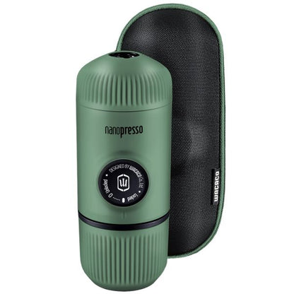Tragbare Espressomaschine Nanopresso, hellblau