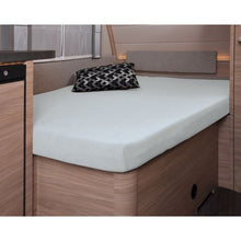 Molton-Stretch Schonbezug für französisches Bett im Wohnmobil