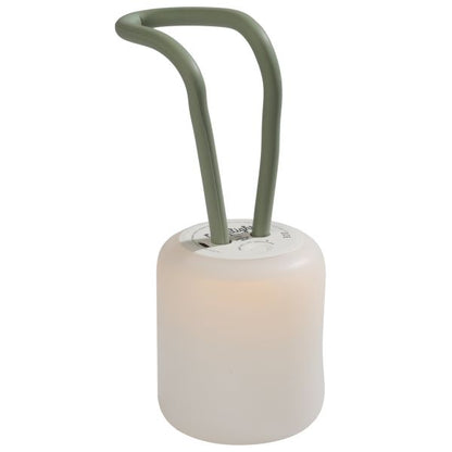 Campinglaterne Floppy aus Silikon, grün