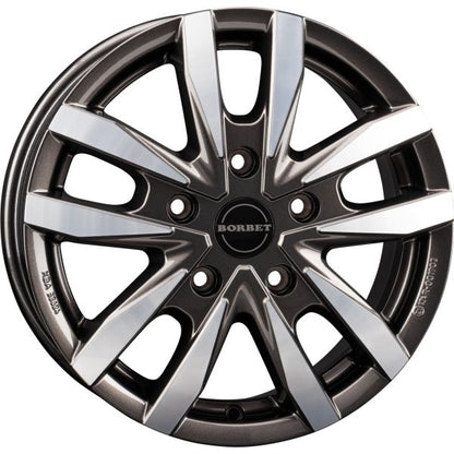 Aluminiumfelge CW5 für Fiat Ducato, 1350 kg, black matt, 6 x 16"
