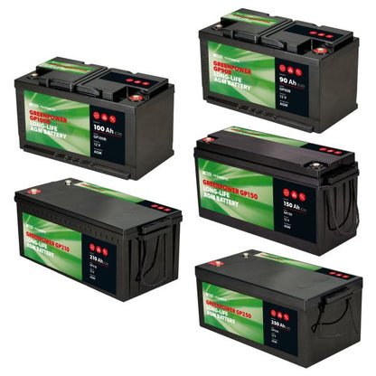 AGM Batterie GREENPOWER, 90 Ah