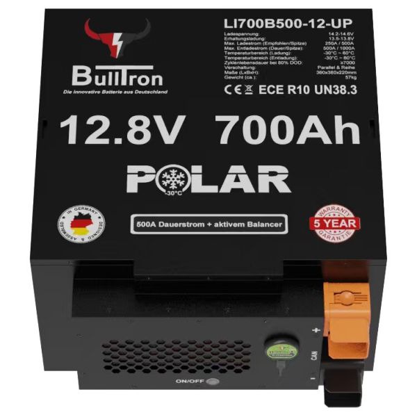 Lithium Batterie Untersitz Polar