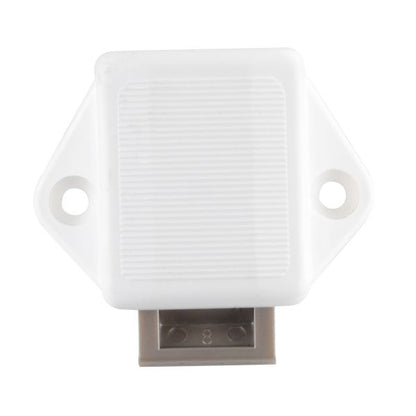 Aufschraub-Riegelschloss Push-Lock Mini, silber