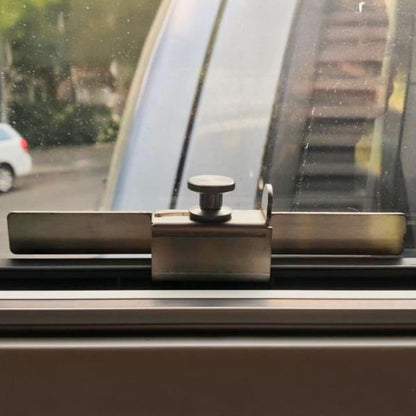 Einbruchschutz für Fenster für Dometic/Polyvision rahmenlos, silber, S
