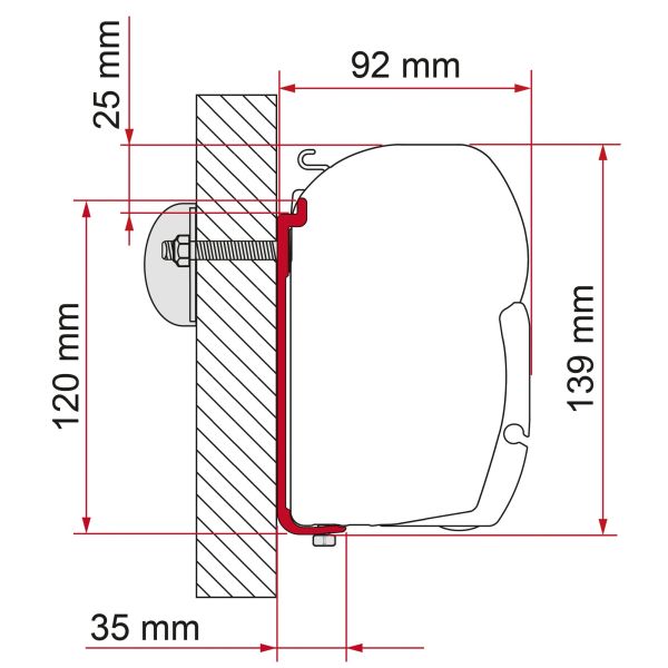 Markisenadapter AS 300