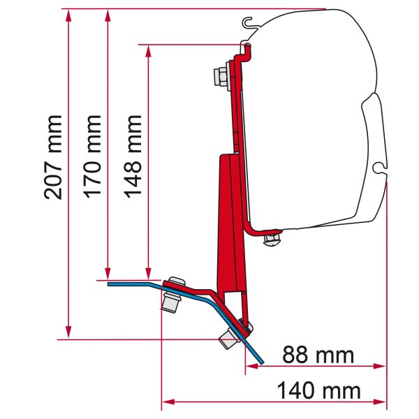 Kit Ford Custom Lift Roof H1 Deep Black