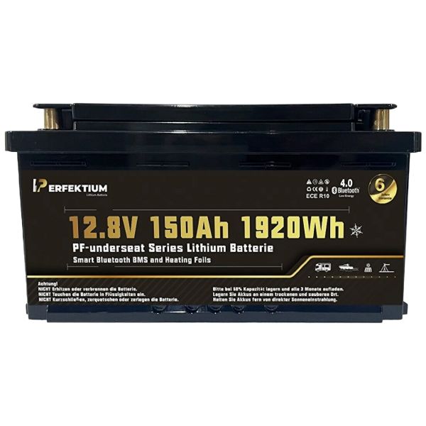 Lithium Batterie PF-Underseat-12 mit Heizung, 100 Ah