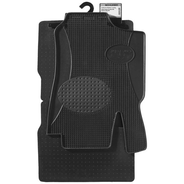 Gummimatte mit Passform 3-tlg. für VW T5/T6, 2-Sitzer