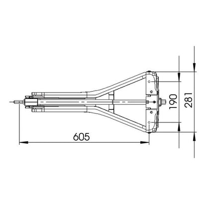 Steckstützen Premium 1250 L