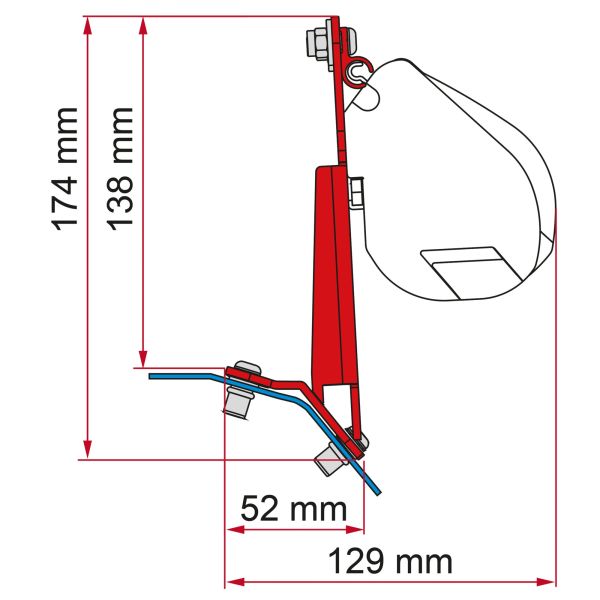 Kit Ford Custom Lift Roof H1 Deep Black