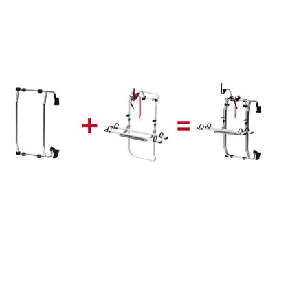 Kit Frame Carry-Bike Frame für Fiat Ducato X250/X290, silber