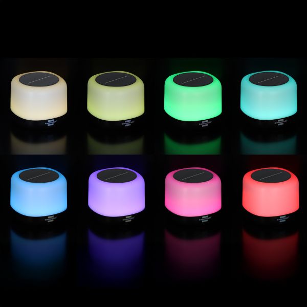 Outdoor-Solarlampe RGB