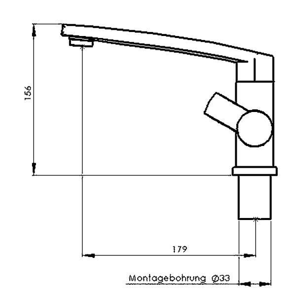 Einhebelmischer Keramik Contur S
