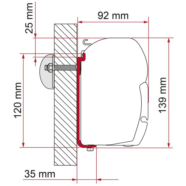 Markisenadapter Kit S 120