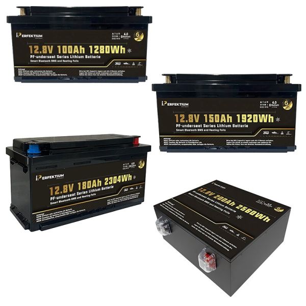 Lithium Batterie PF-Underseat-12 mit Heizung, 100 Ah