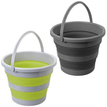 Faltbarer Eimer Drum, grau