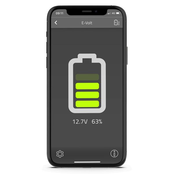 E-Volt Sensor für Batteriestatus
