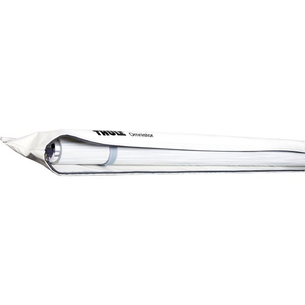 Markise Thule Omnistor 1200, 2,3 x 2 m, Tasche weiß, Mystic-Grau