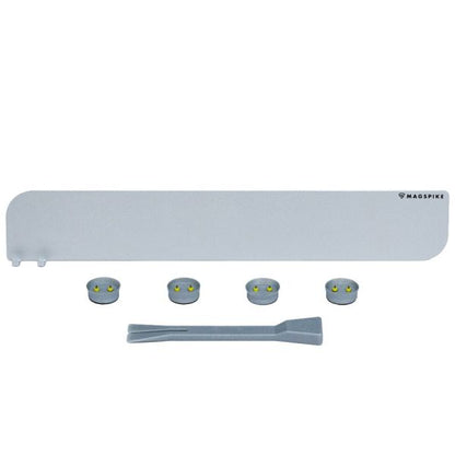 Trägerplatte mit Magnet MagSpike Set L+ mit integrierten Haken, schwarz
