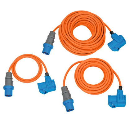 Verlängerungskabel Camping CEE-CEE/Schuko, 1,5 m orange