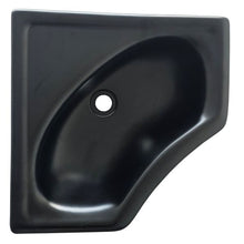 Eckwaschbecken, 340 x 165 mm