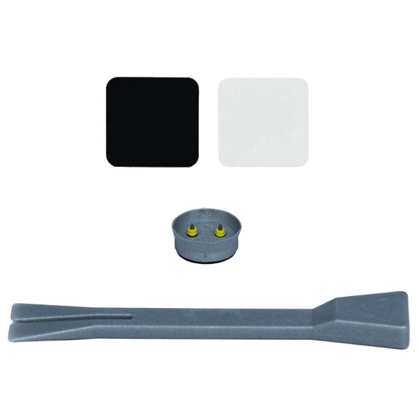 Trägerplatte mit Magnet MagSpike Set S Quadrat, weiß