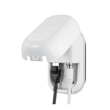 Sat-Außensteckdose Twin, F- / RJ45, weiß