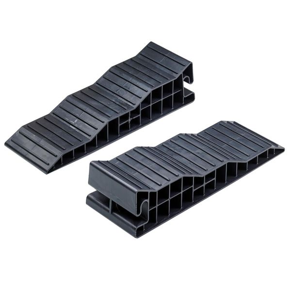 Auffahrkeil-Set, 2er-Set aus 100 % Recyclingmaterial
