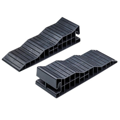 Auffahrkeil-Set, 2er-Set aus 100 % Recyclingmaterial