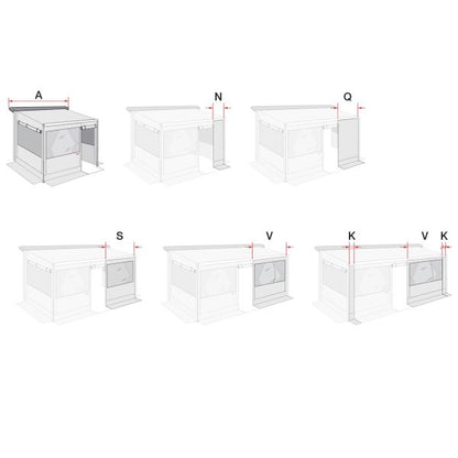 Markisenzelt Privacy Room CS Light und CS Light XL