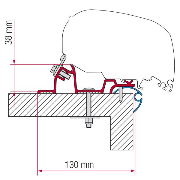Markisenadapter Kit Caravan Standard