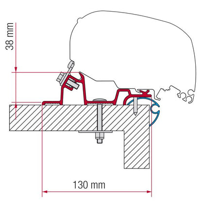 Markisenadapter Kit Caravan Standard