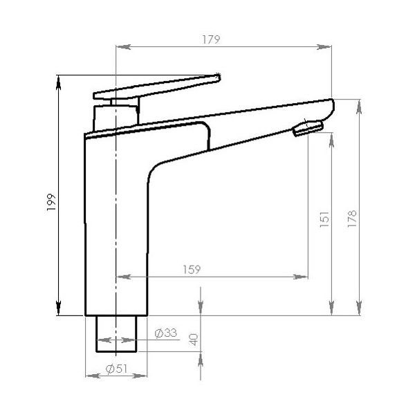 Einhebelmischer Vector S (Küche)